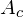A_{c}