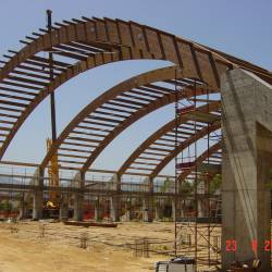 Fase di costruzione del Palazzetto - fig.4