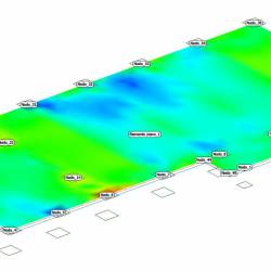 Diagramma sollecitazione S1 piastra di base