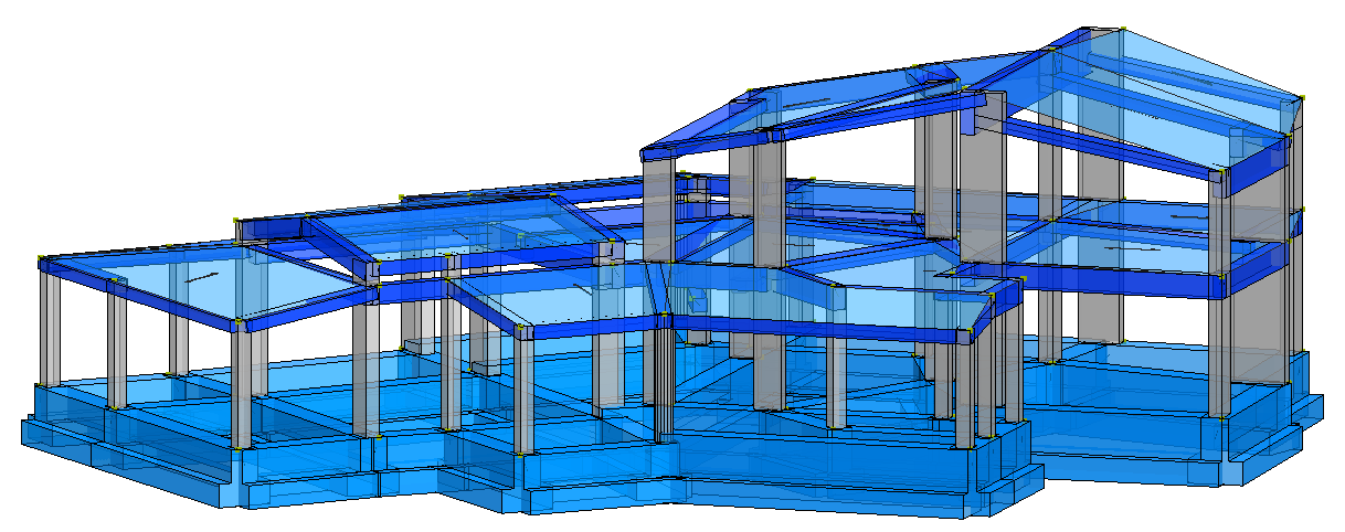 Modello strutturale IperSpace - vista 1