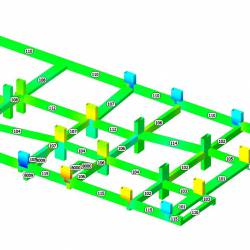Diagramma Mfy travi primo impalcato