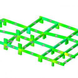 Diagramma Mfy travi quinto impalcato