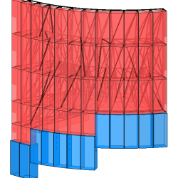 Modello strutturale 2 realizzato con IperSpace - vista 2