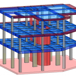 Modello strutturale IperSpace - vista 3
