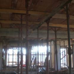Particolare cantiere - puntellamenti