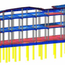 Modello strutturale aule IperSpace