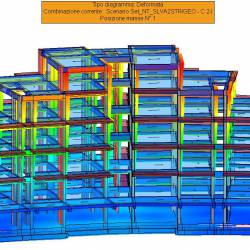 Deformata globale SISMAX1 IperSpace - posteriore