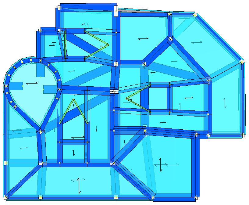 Modello strutturale IperSpace - pianta