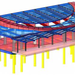 Modello strutturale salone IperSpace