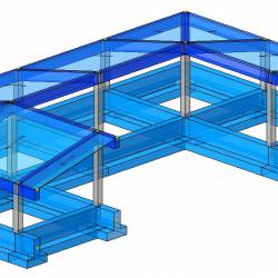 Modello strutturale IperSpace - Corpo B