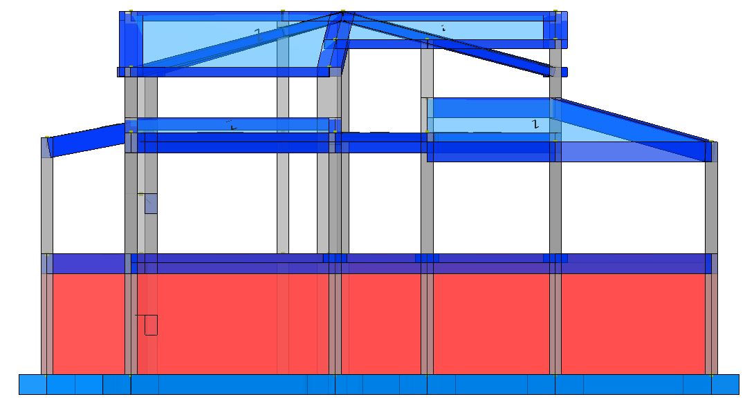 Modello strutturale fronte - IperSpace